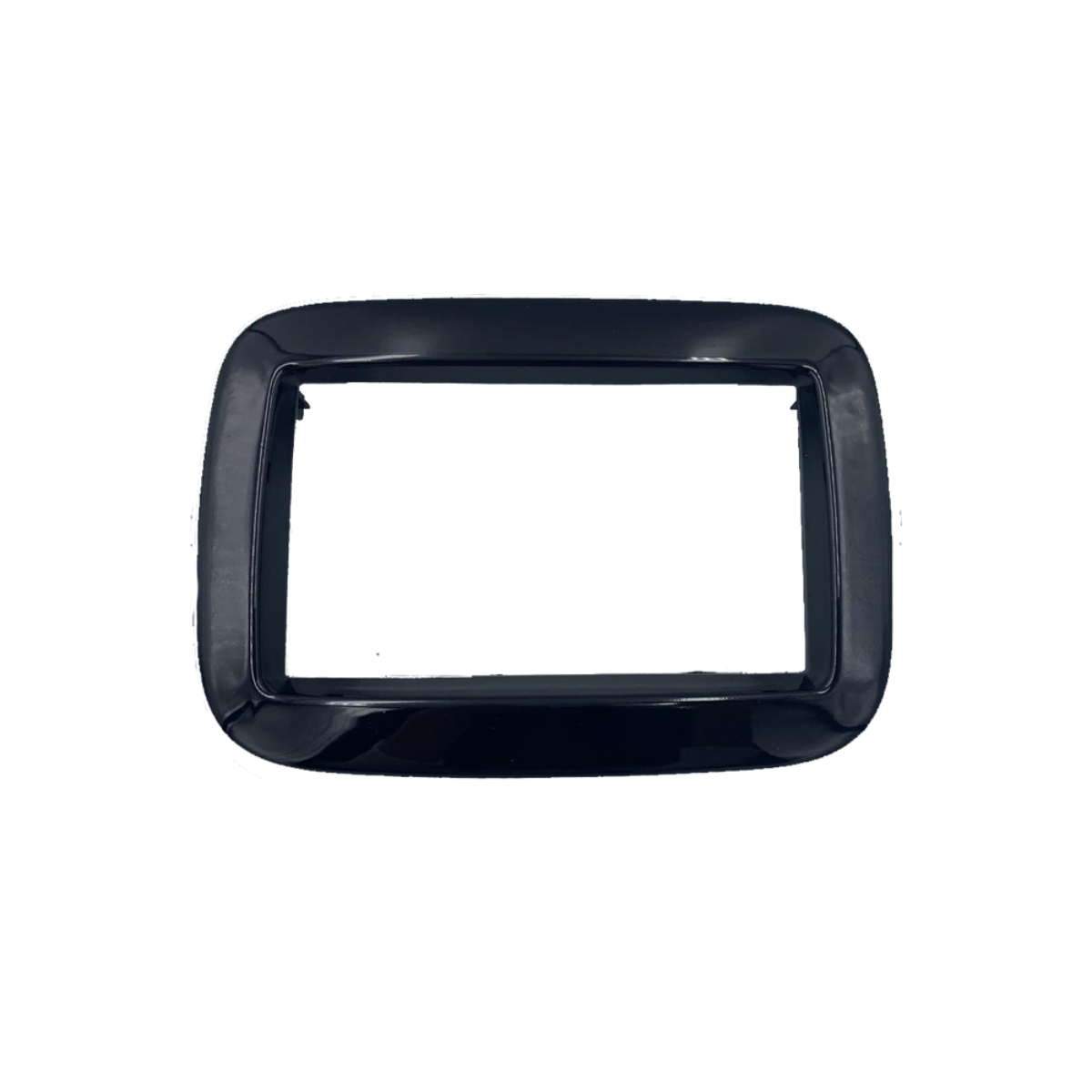 Moldura 2 Din Black Piano Fiat Mobi Básico 2016-2022 s/ Som de Fábrica  Expex-EPX FT-549