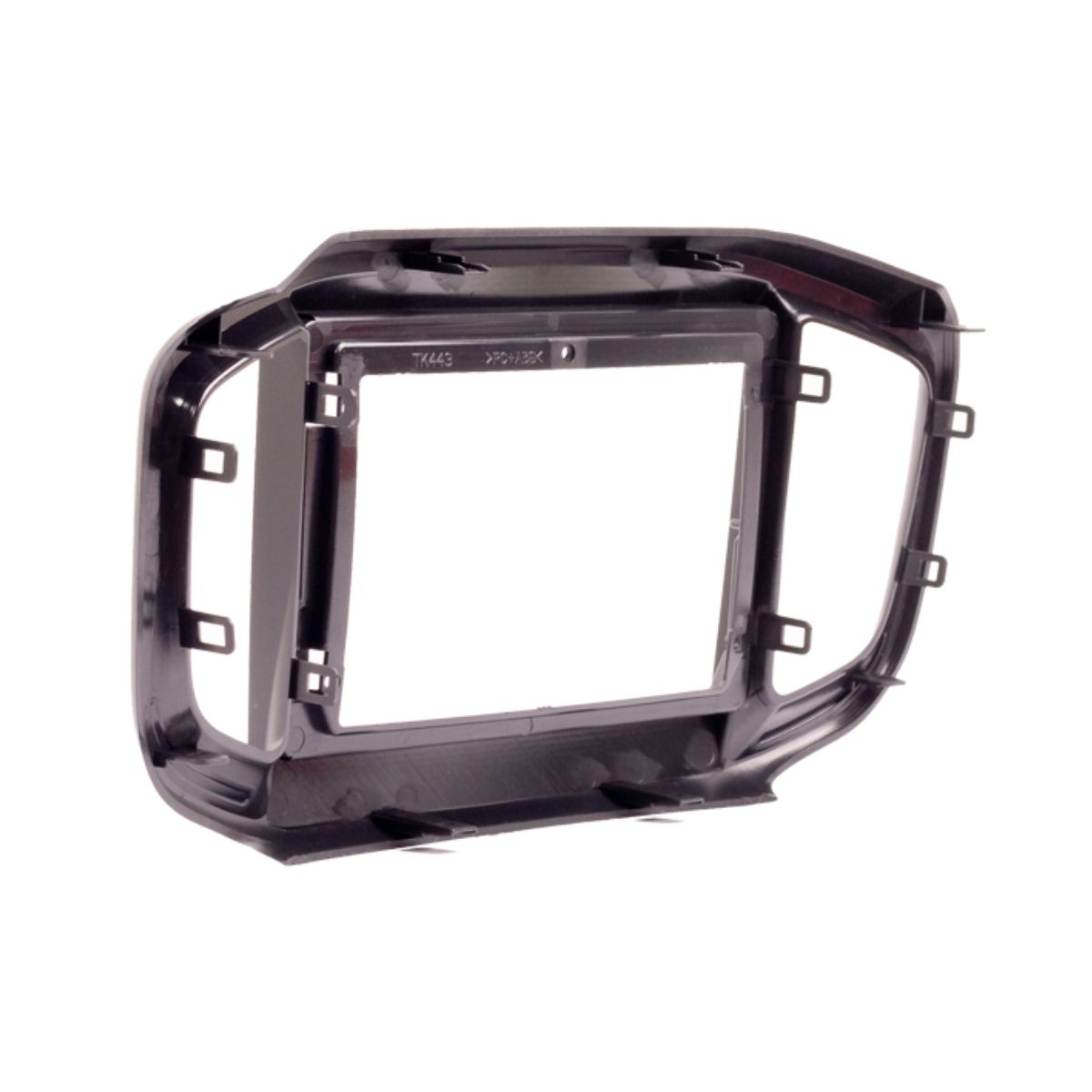 Moldura Fiat Strada 2021 e Fiorino 2021 em diante 2 DIN 7 Polegadas Preta Expex - EPX FT-559