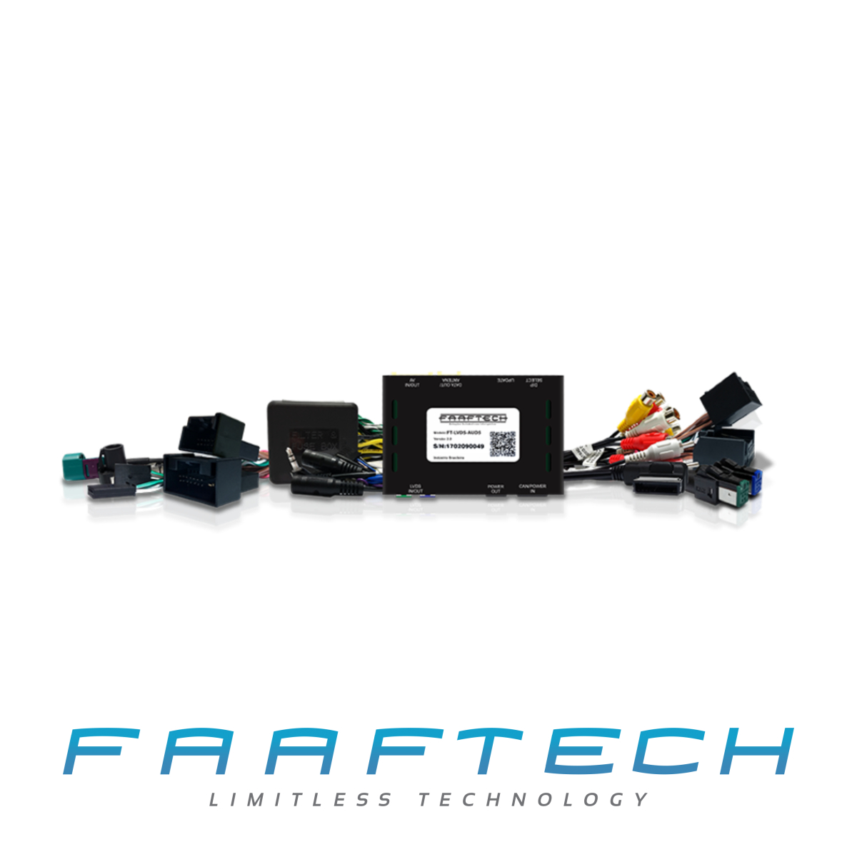 COMP Interface de Vídeo Linha Audi A1 A4 A5 Q3 Q5 FT-LVDS-AUD5 Faaftech + Interface de espelhamento
