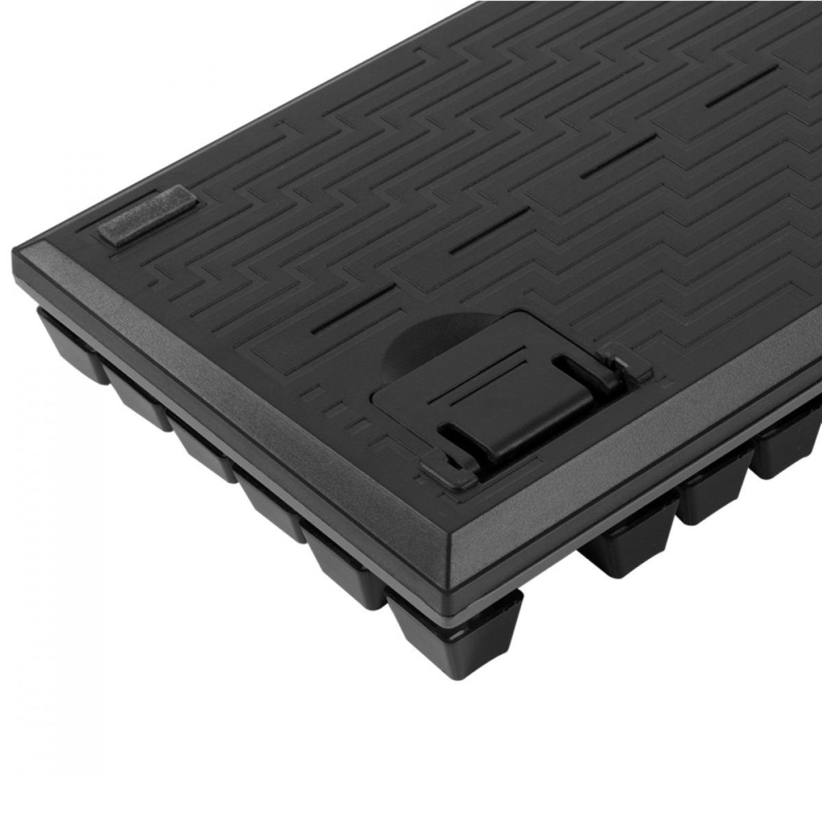 Teclado Mecânico Gamer Galax Stealthy STL-03 Preto RGB Switch Blue Apoio Pulso US-KGS0314T1MR1BBK0