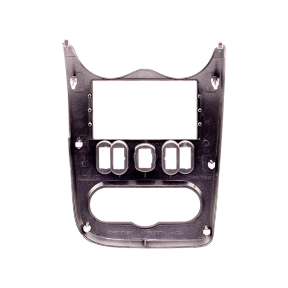 Moldura 2 DIN 7" Prata Sandero Authentique/Expression/Stepway 2011-2021 e Logan 2011 Expex - EPX 262