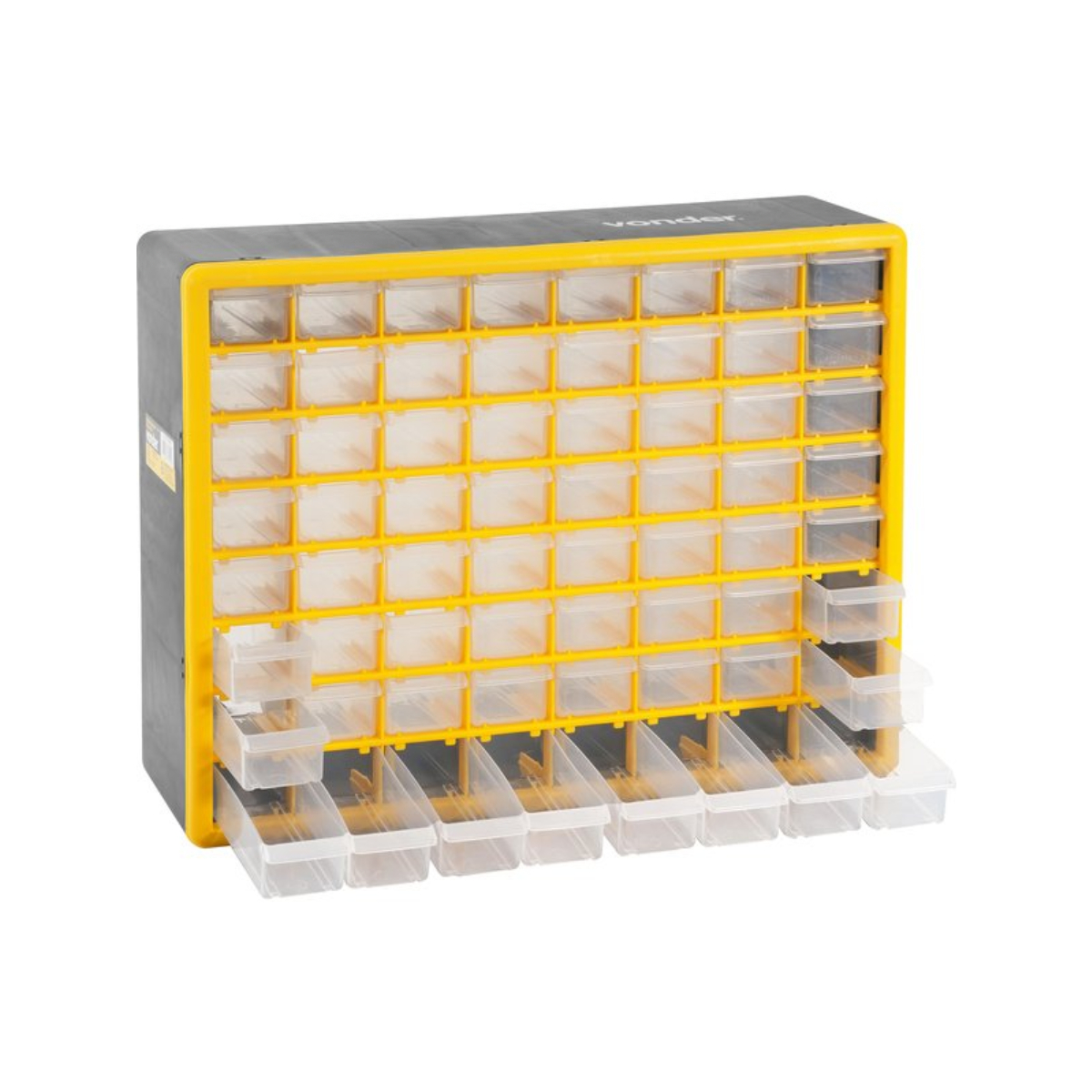 Organizador de Plástico c/ 64 Gavetas p/ Peças Pequeno Porte OPV310 Vonder - 61.08.310.000