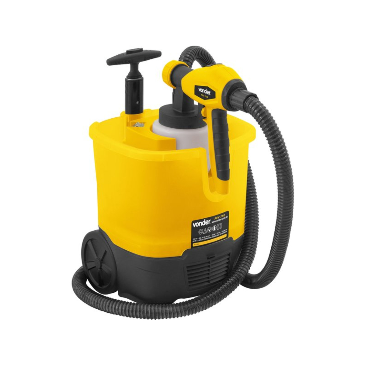 Jato de Tinta Elétrico para Pintura com Roda PEV750 750W 220V Vonder - 62.20.750.220