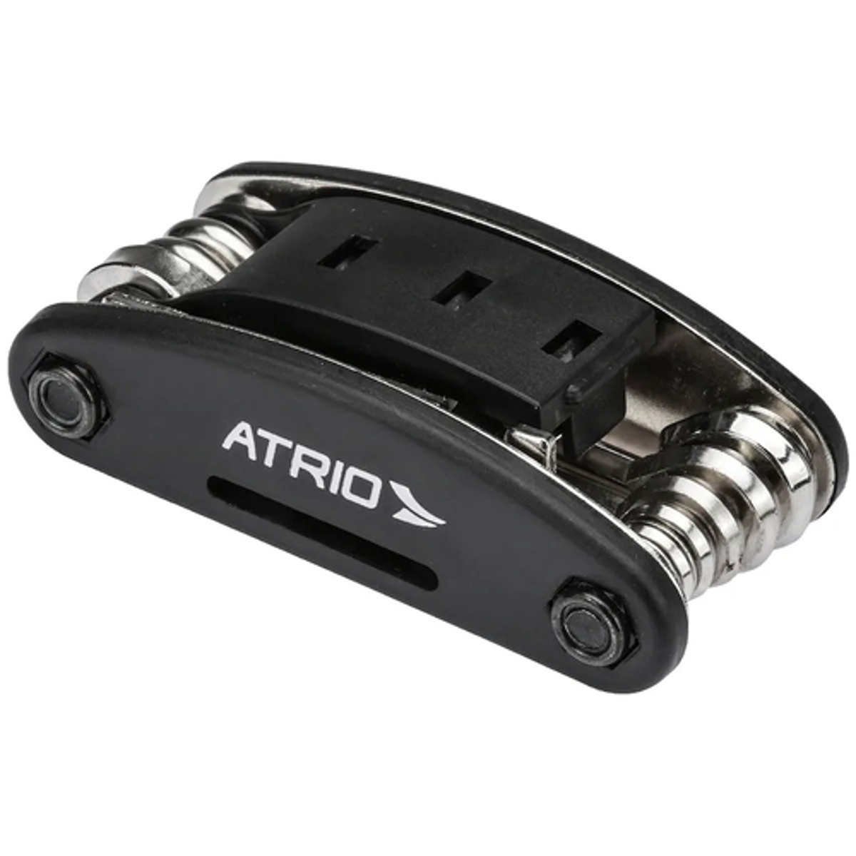 Canivete 15 Funções para Bicicleta em ABS e Aço Carbono Com Chave de Fenda e Phillips Atrio BI032