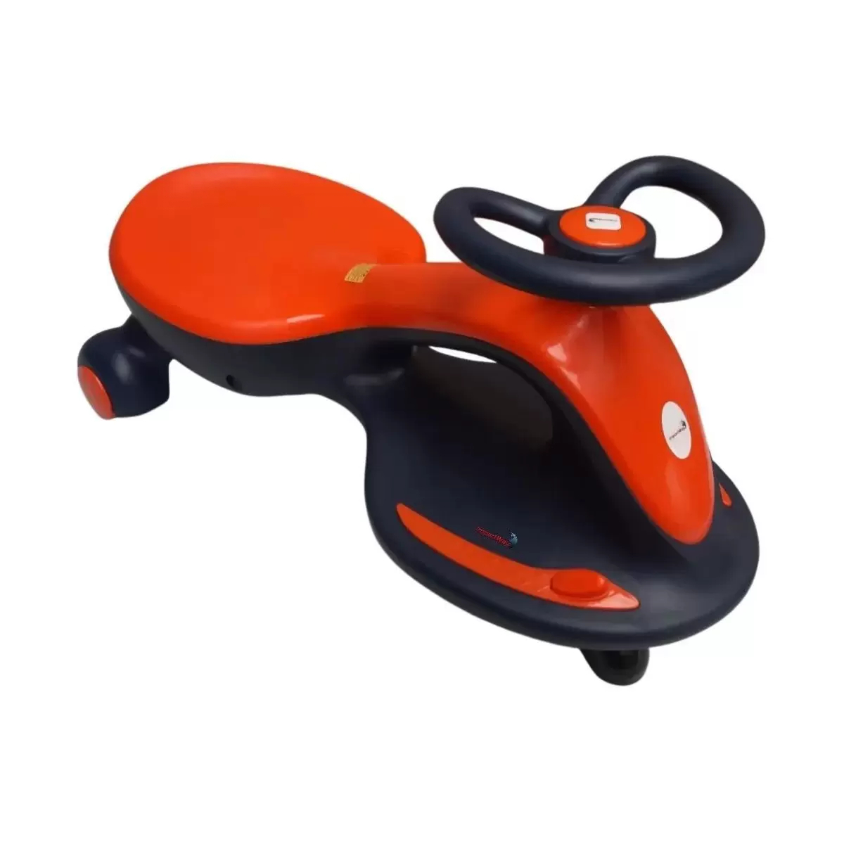 Carrinho de Rolimã Elétrico Infantil Recarregável 6V Com Giro de Volante Laranja ImportWay - BW188LR