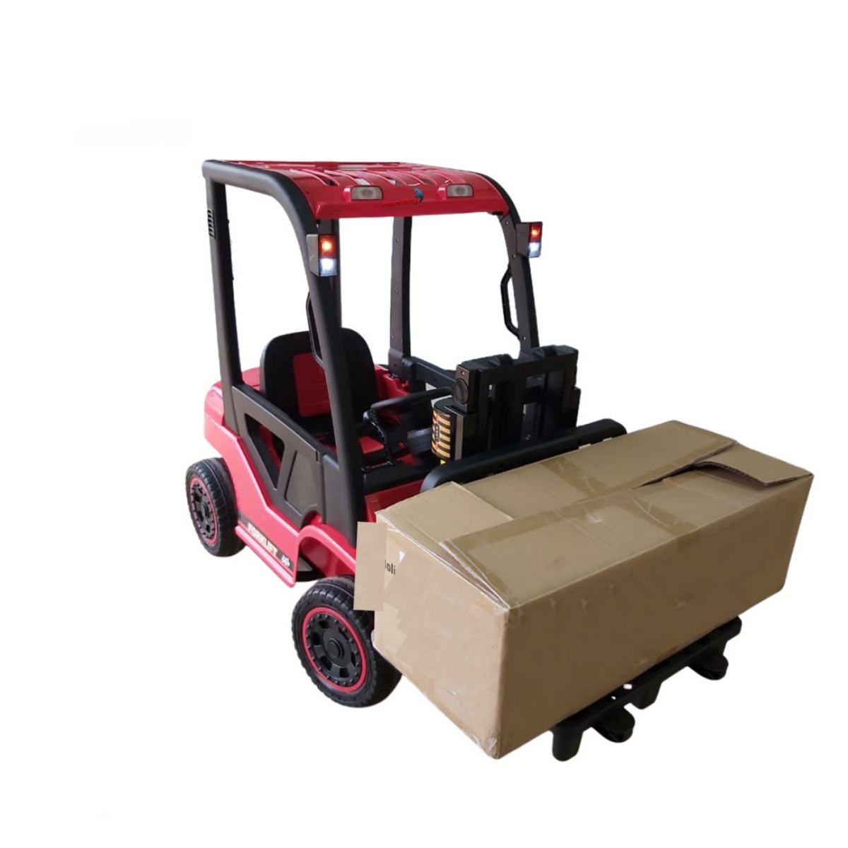 Carrinho Empilhadeira Elétrica Infantil 12V Recarregável c/ Controle Remoto ImportWay-BW185VM