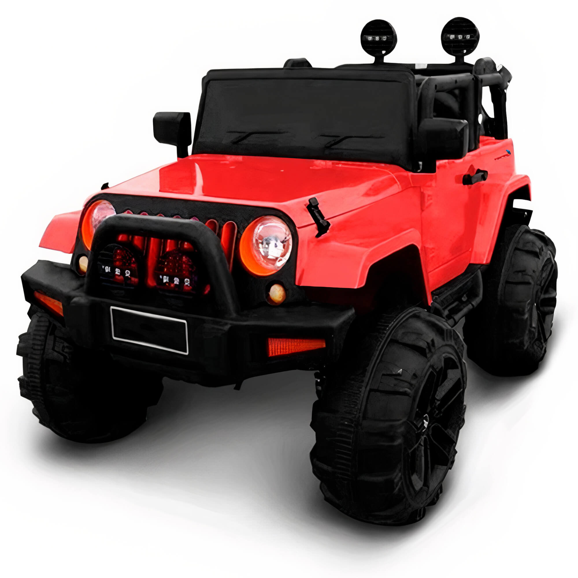 Mini Carro Jipe Elétrico Infantil Recarregável 12V C/ Controle Remoto Luzes Som ImportWay - BW028VM