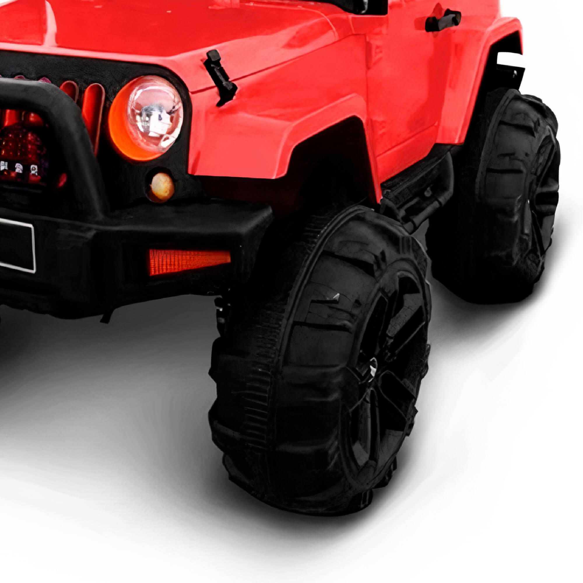 Mini Carro Jipe Elétrico Infantil Recarregável 12V C/ Controle Remoto Luzes Som ImportWay - BW028VM