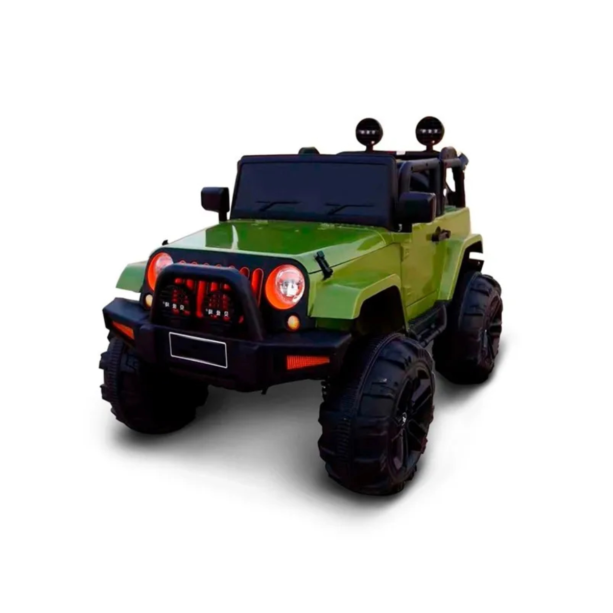Mini Carro Jipe Elétrico para Crianças Recarregável 12V Controle Remoto Som ImportWay - BW028VD