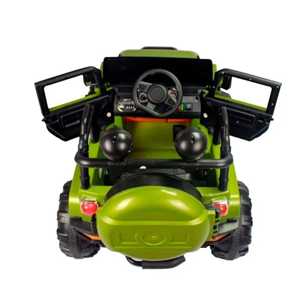 Mini Carro Jipe Elétrico para Crianças Recarregável 12V Controle Remoto Som ImportWay - BW028VD
