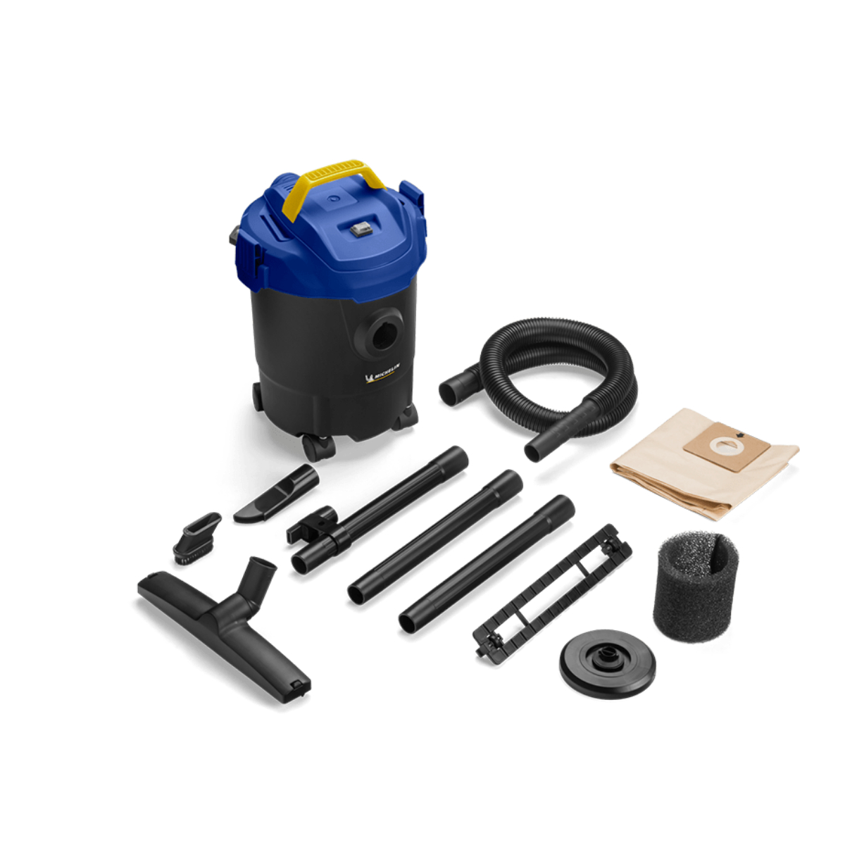 Aspirador de Pó e Água Michelin 12L Multifunção 3 em 1 110V e 1100W Acessórios Multilaser MI003