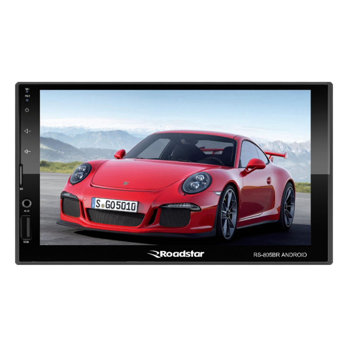 Multimídia 2 din 7 pol Android 10.1 Espelhamento WiFi  FM GPS USB SD Full Touch Roadstar - RS805BR