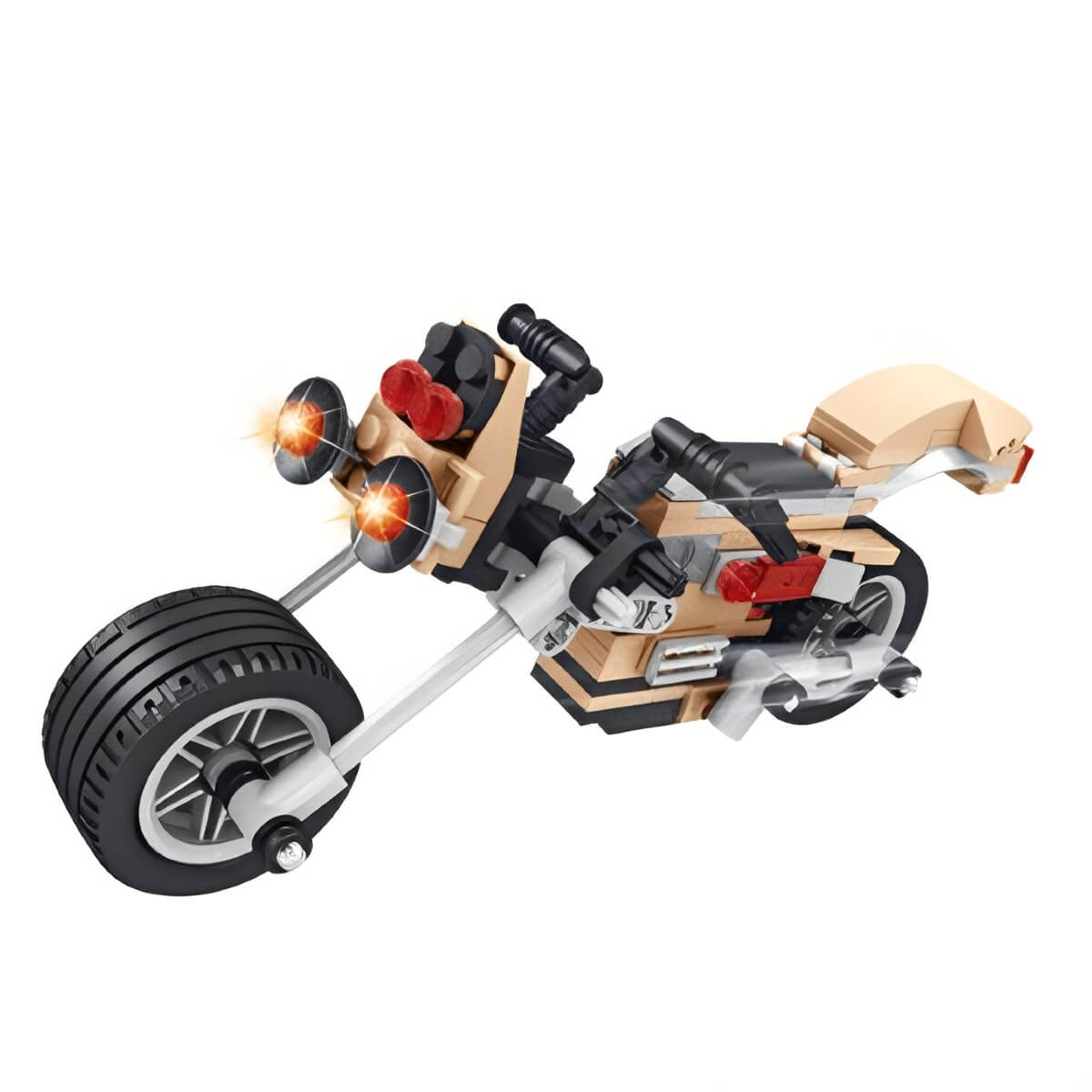 Brinquedo de Encaixar Montar Speed Moto 3x1 142 Peças +6 anos Certificado Inmetro Xalingo 1195.4