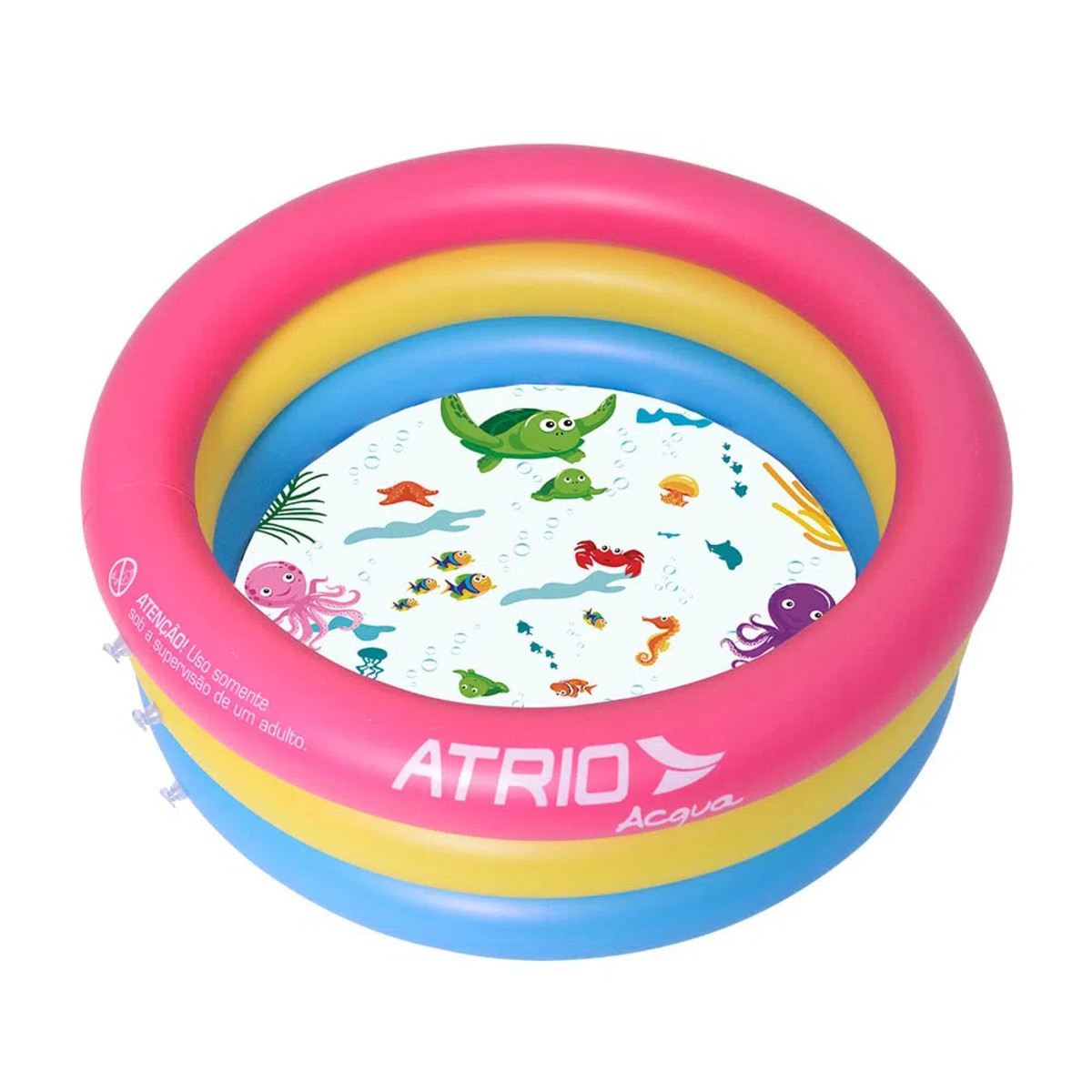 Piscina Inflável para Crianças Circular 88 Litros 76x25cm Atrio - ES302