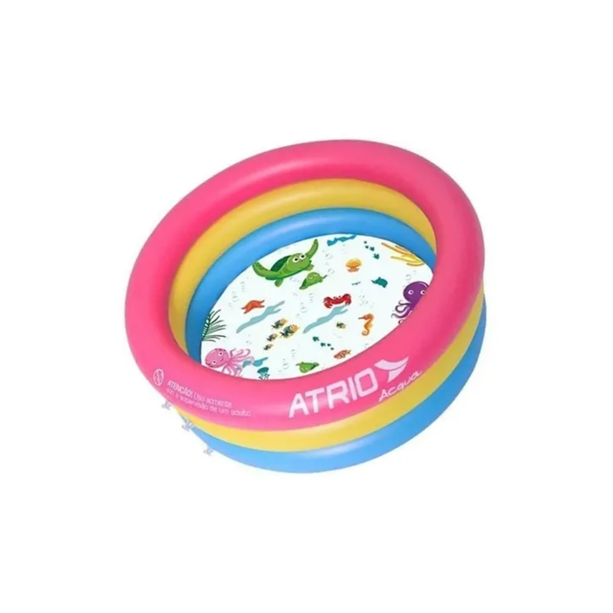 Piscina Inflável para Crianças Circular 88 Litros 76x25cm Atrio - ES302
