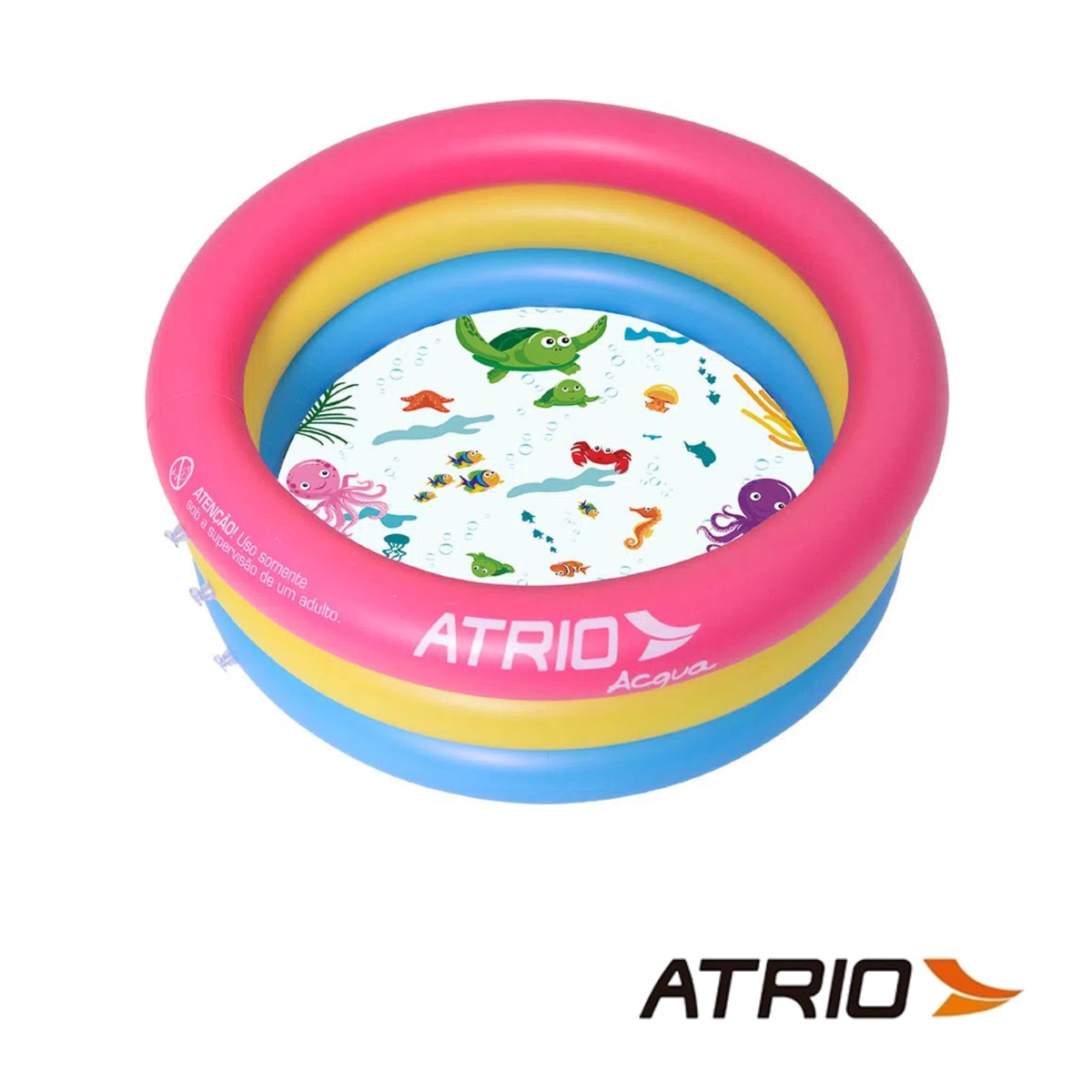 Piscina Inflável para Crianças Circular 88 Litros 76x25cm Atrio - ES302
