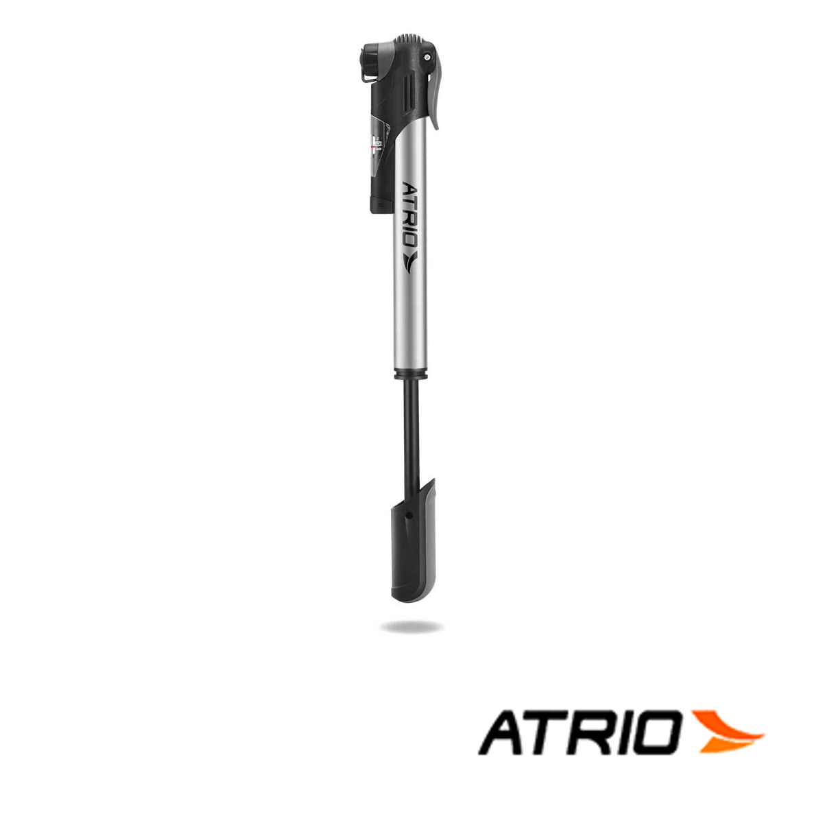 Mini Bomba de Ar de Alumínio com Manômetro 80PSI Atrio - BI227