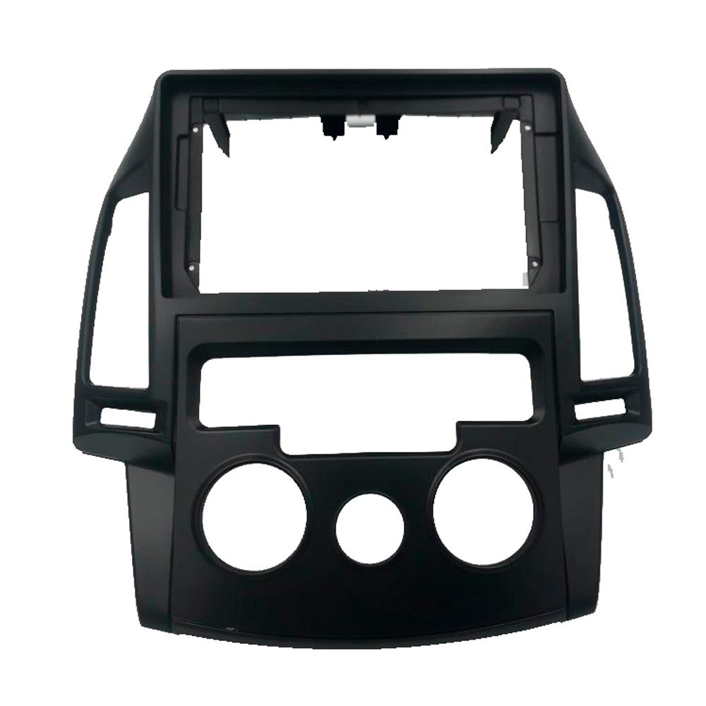 COMP Kit Central Multimídia 9 pol RS905BR Hyundai i30 com Ar Analógico 2009 até 2013 Moldura + Chicotes + Câmera