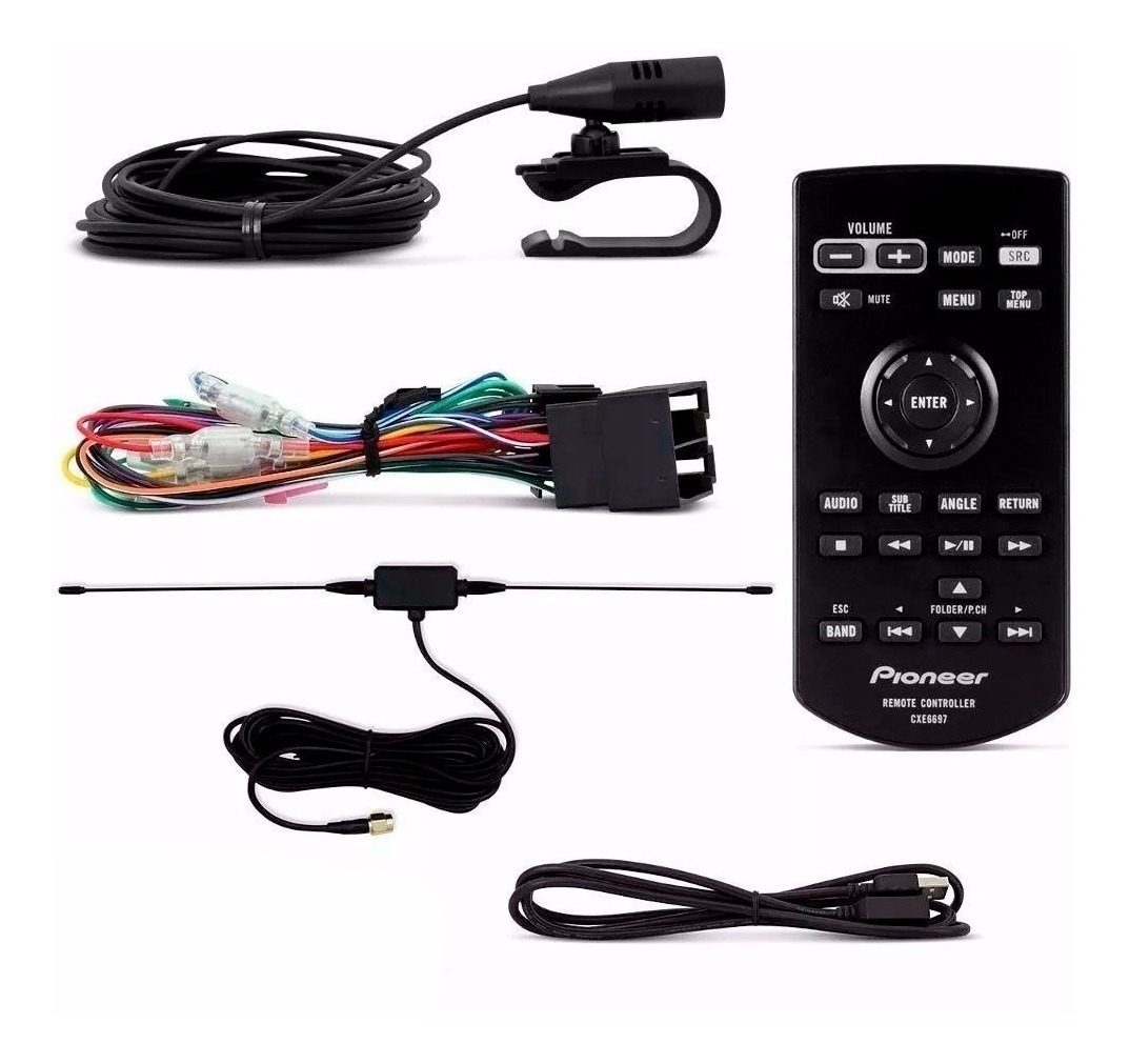 COMP Kit Multimídia HB20 2013 a 2019 com som original AVH-Z5280TV Pioneer + Moldura + Câmera + Interface + Chicotes