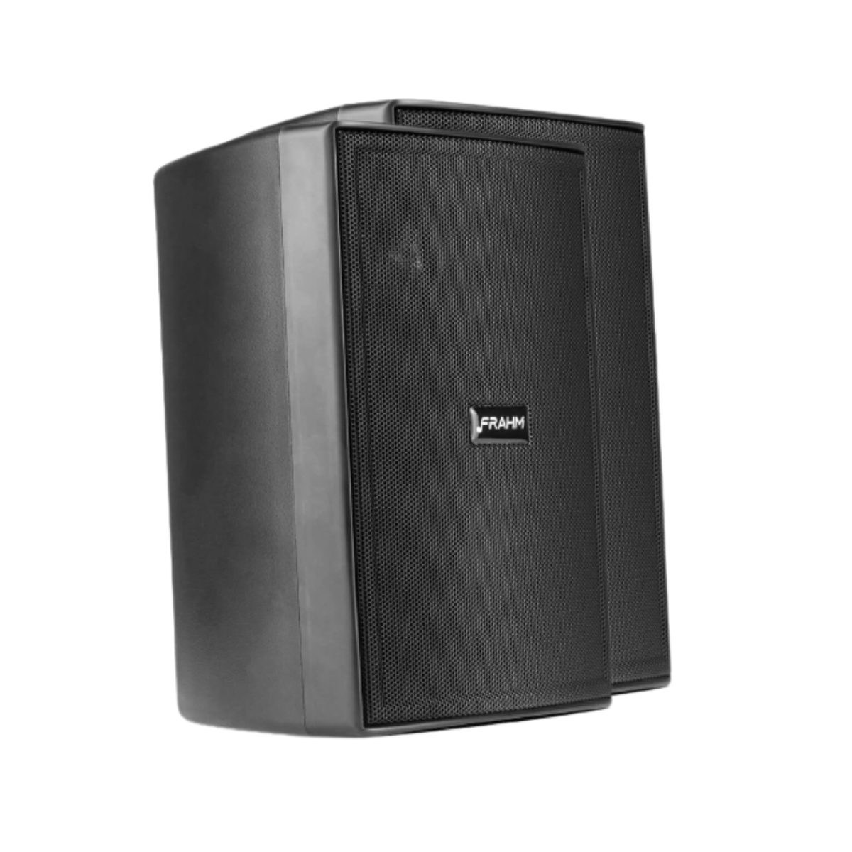 Kit Amplificador de Som Ambiente Frahm Receiver Slim 1600 + 6 Pares Caixa de Som Passiva Frahm PS 200 New 60W