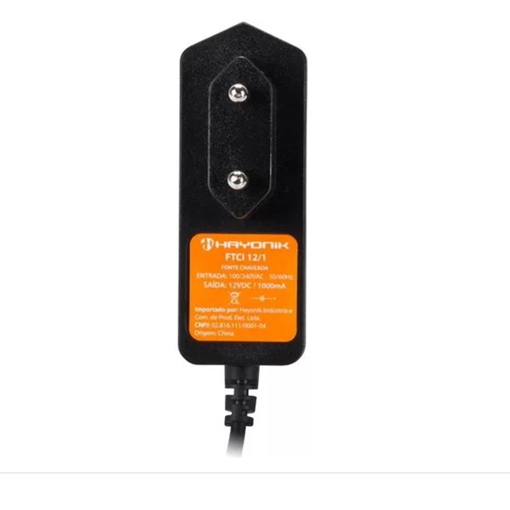 COMP Kit 15 unidades Fonte Chaveada 12VDC 1A Hayonik - FCTP1201 46455