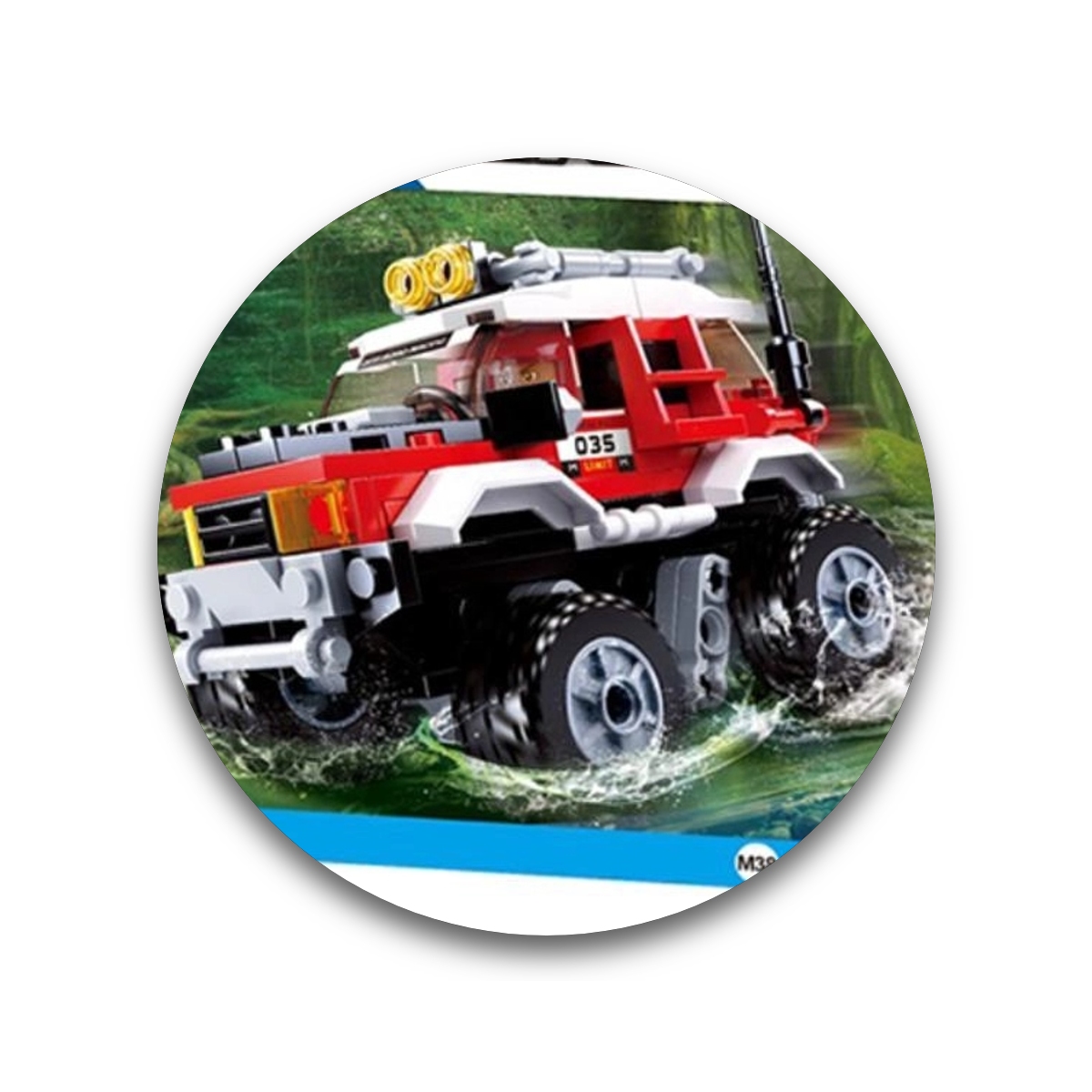 Brinquedo de Montar Carrinho Cubic Adventure Off-Road 145 Peças Multikids - BR1481