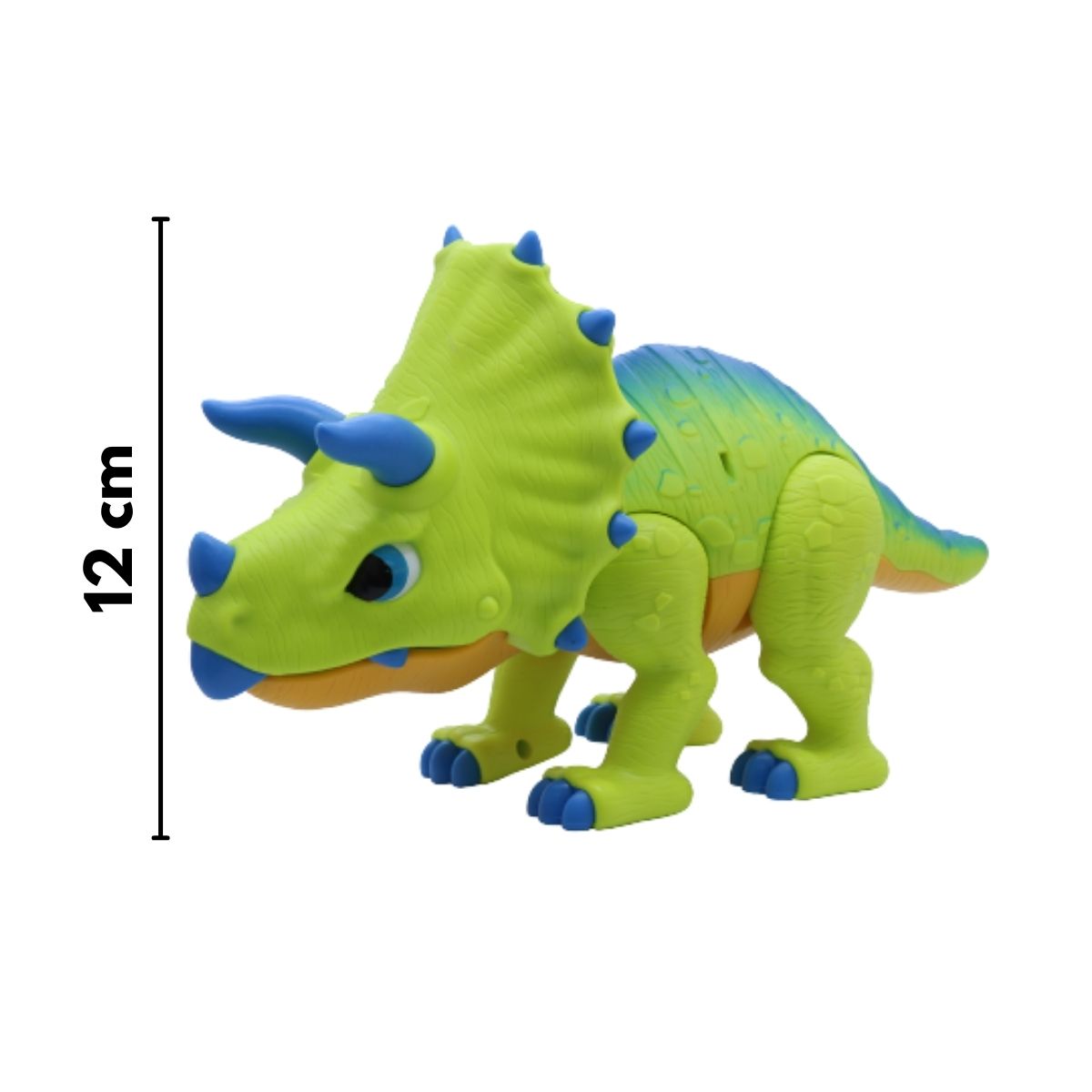 Brinquedo para Crianças Dinossauro Triceraptor Com Som Jurassic Fun Junior Multikids BR1469
