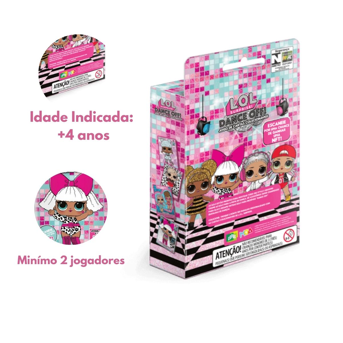 Brinquedo para Criança Jogo de Cartas Kit Inicial LOL Surprise 25 Cartas Copag - 31192