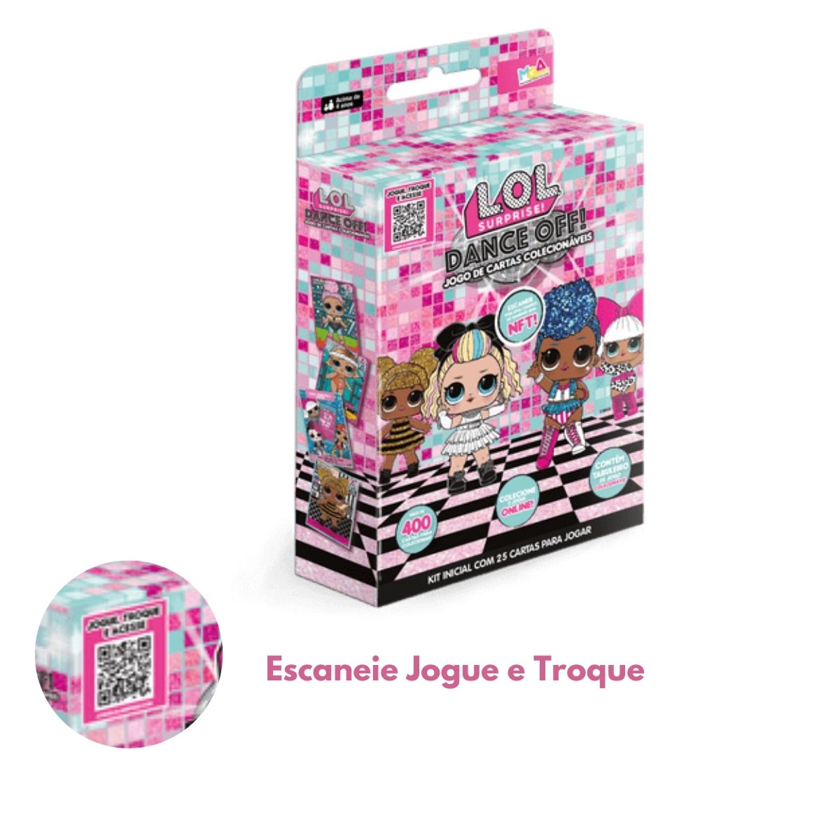 Brinquedo para Criança Jogo de Cartas Kit Inicial LOL Surprise 25 Cartas Copag - 31192
