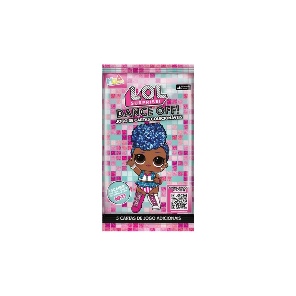 Brinquedo p/ Criança Jogo de Cartas Colecionáveis Box Display LOL Surprise Dance Off Copag 3118.8