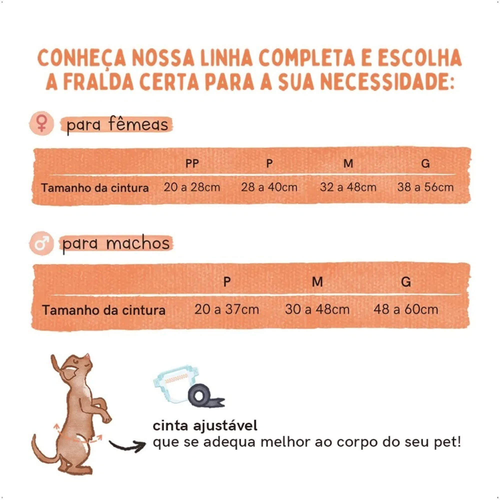 Fralda Higiênica Descartável Diaper Fêmea M 12pcs Branco Mimo - PP003