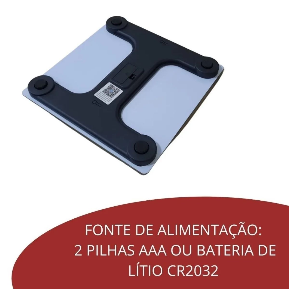 Balança Digital Bioimpedância Com Aplicativo Bluetooth Branca - Importway  IWBDBIO001APPBR