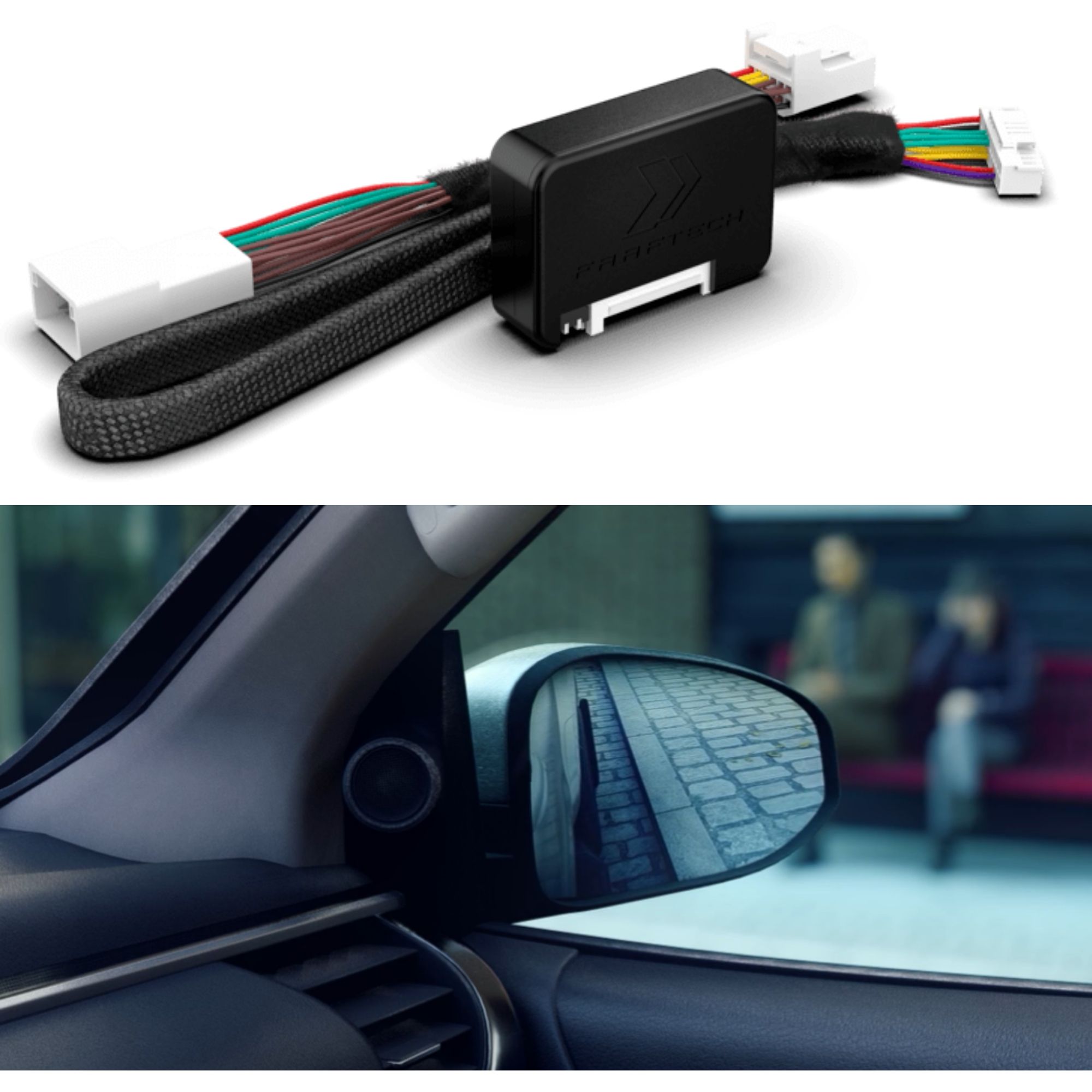 Interface de Automação e Conforto para Retrovisor Tilt Down no Carro Creta 2022 Faaftech FT-AC-HY4