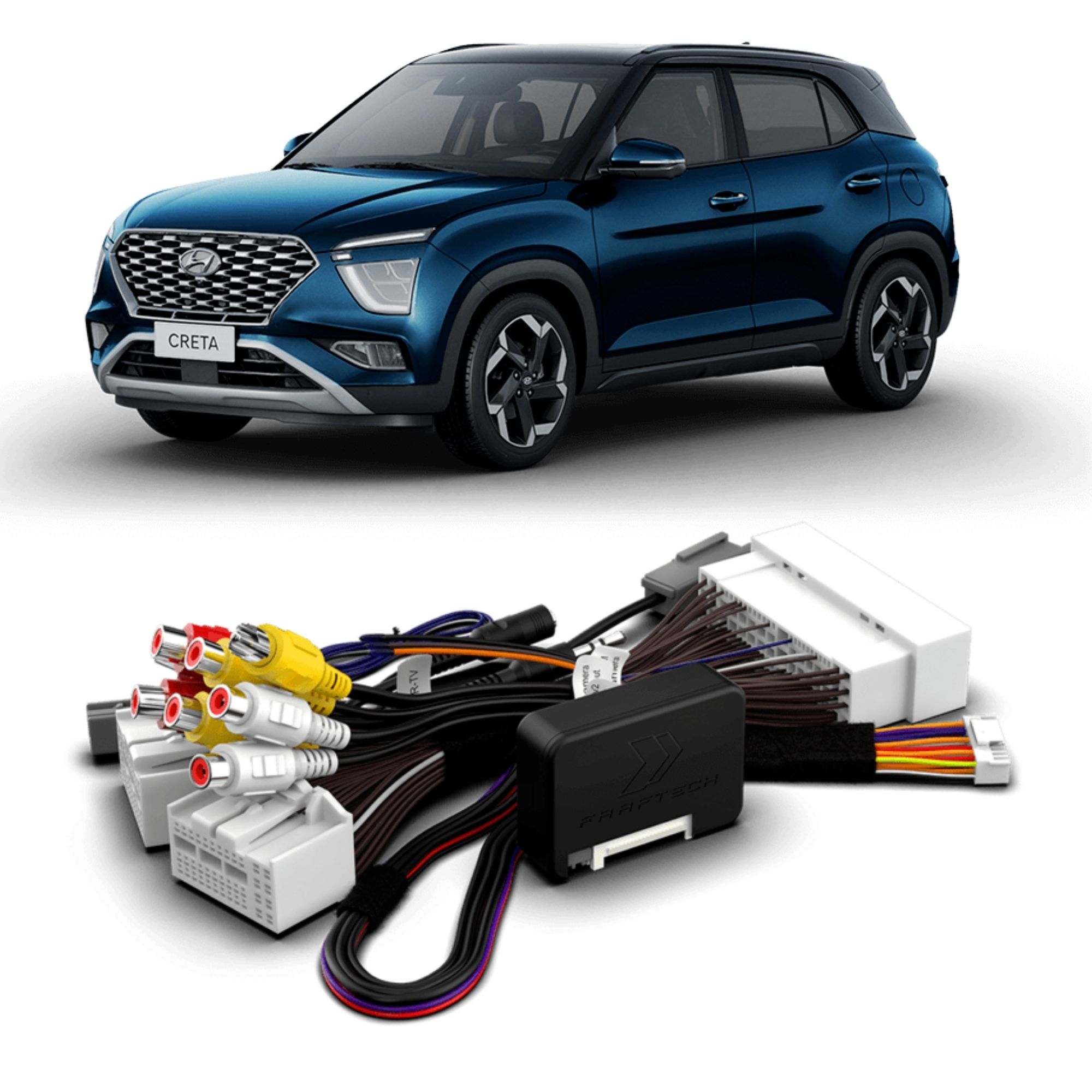 Interface de Vídeo Para Hyundai Creta 2022 Com tela De 8 Pol Plug and Play Faaftech - FT-VF-HY6