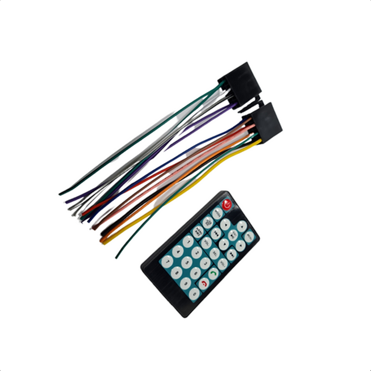 Central Multimídia 2 Din 7 Polegadas MP5 HT-3001 Bluetooth USB Aux FM Tela Android e iOS H-Tech
