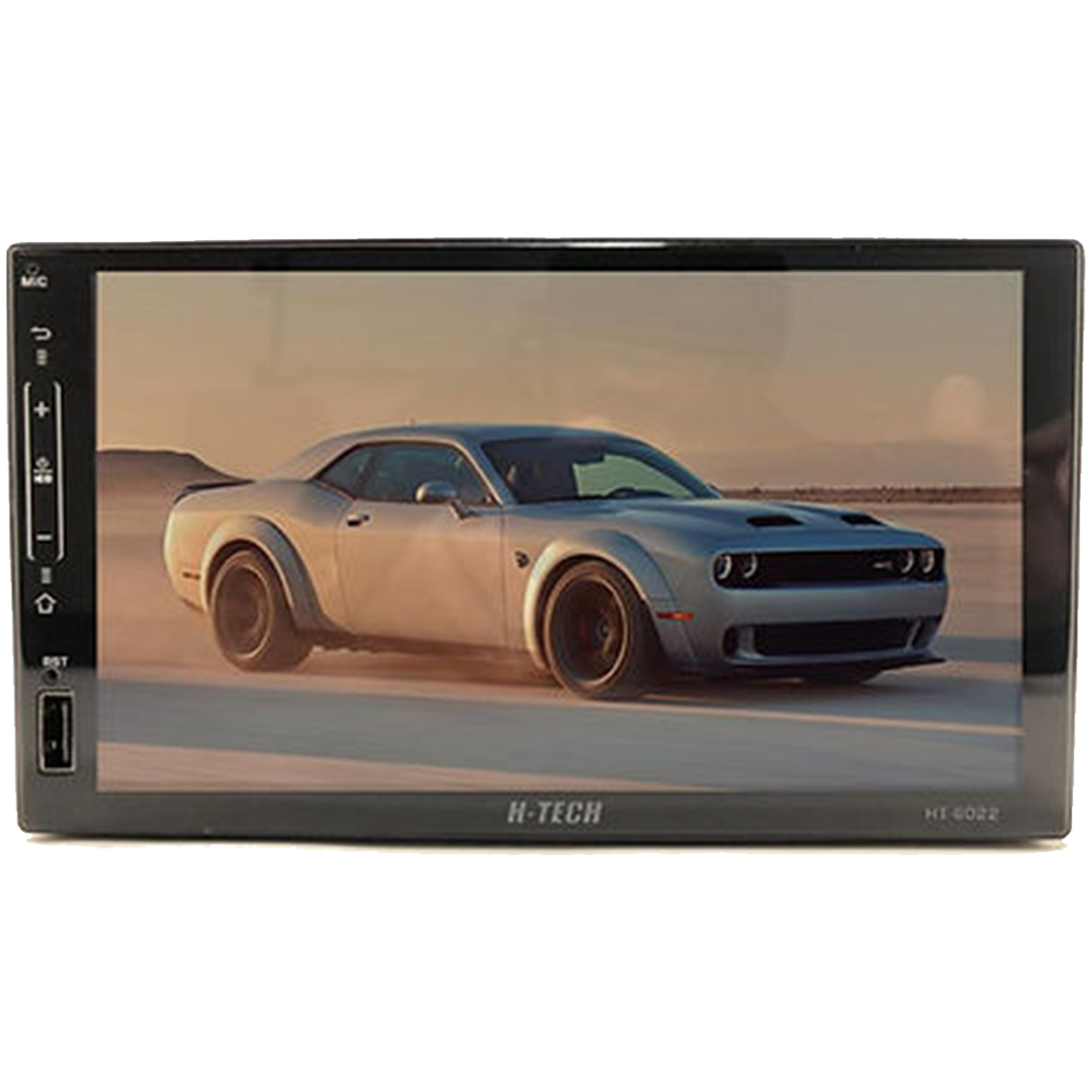 Central Multimídia 2 Din Android 8.1 MP5 7 Polegadas HT-6022 WiFi GPS USB Android e iOS FM H-Tech