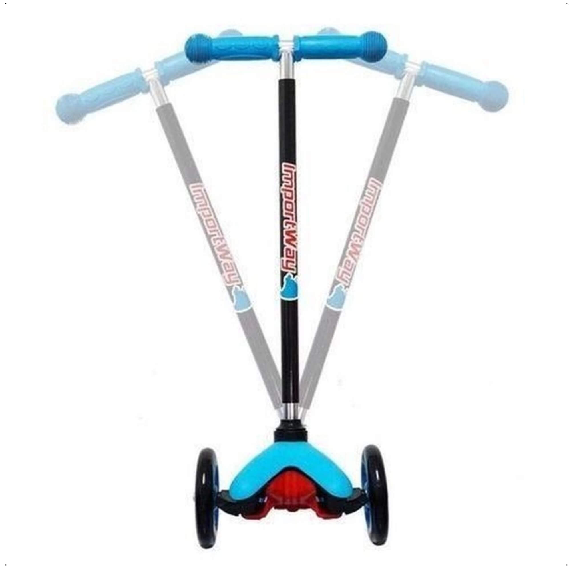 Patinete Infantil 3 Rodas Altura Regulavel Antiderrapante Freio Até 60 kg Esporte Importway BW011AZ