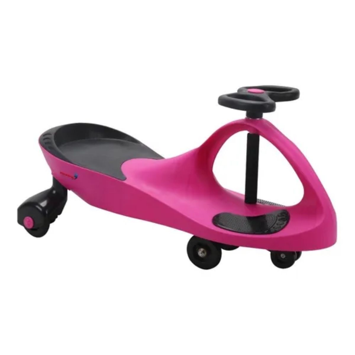Brinquedo Infantil Carrinho de Rolimã Apoio Pés Antiderrapante até 60kg Rosa Importway - BW004R