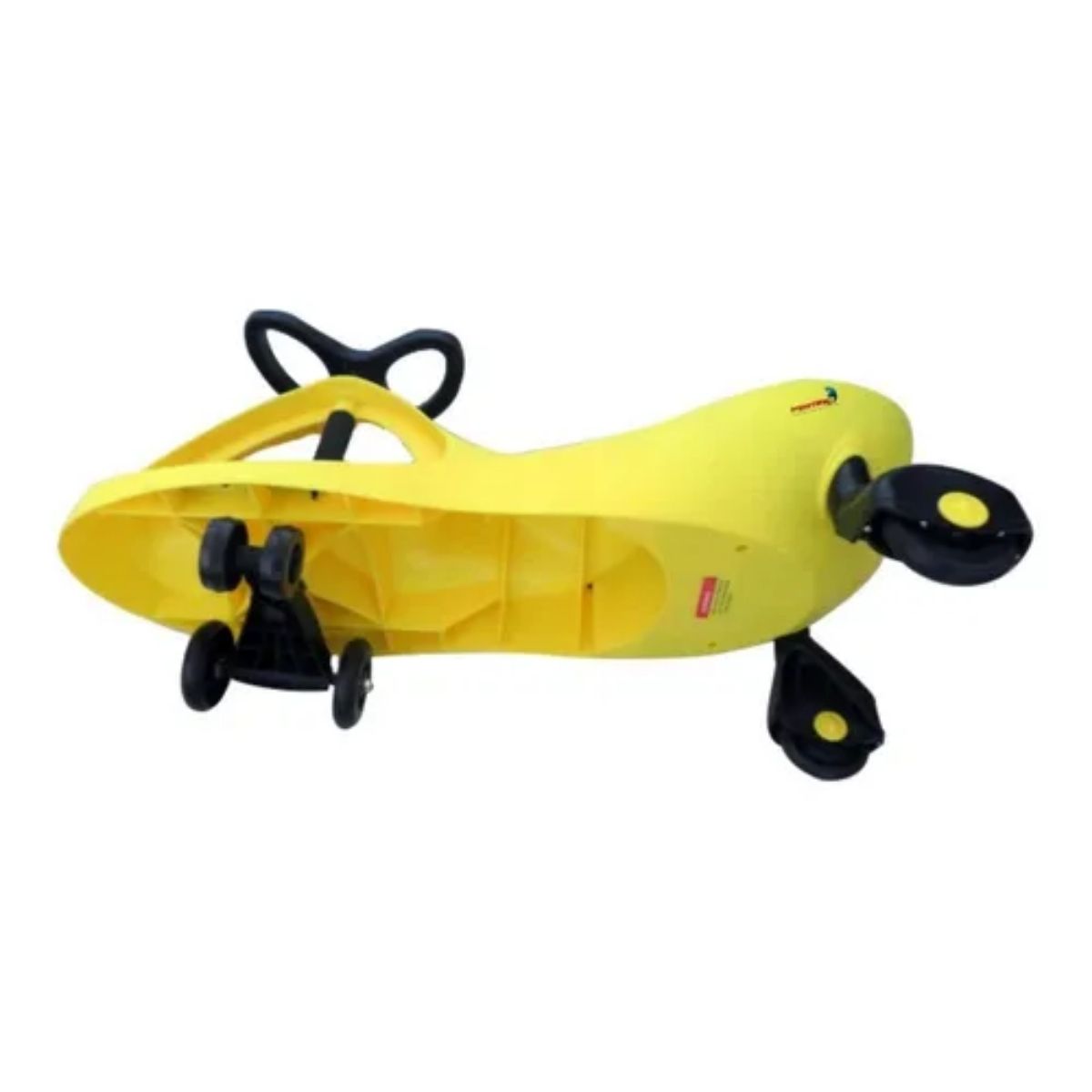 Brinquedo para Crianças Carrinho de Rolimã Apoio Pés Antiderrapante Até 60KG Amarelo Importway - BW004AM