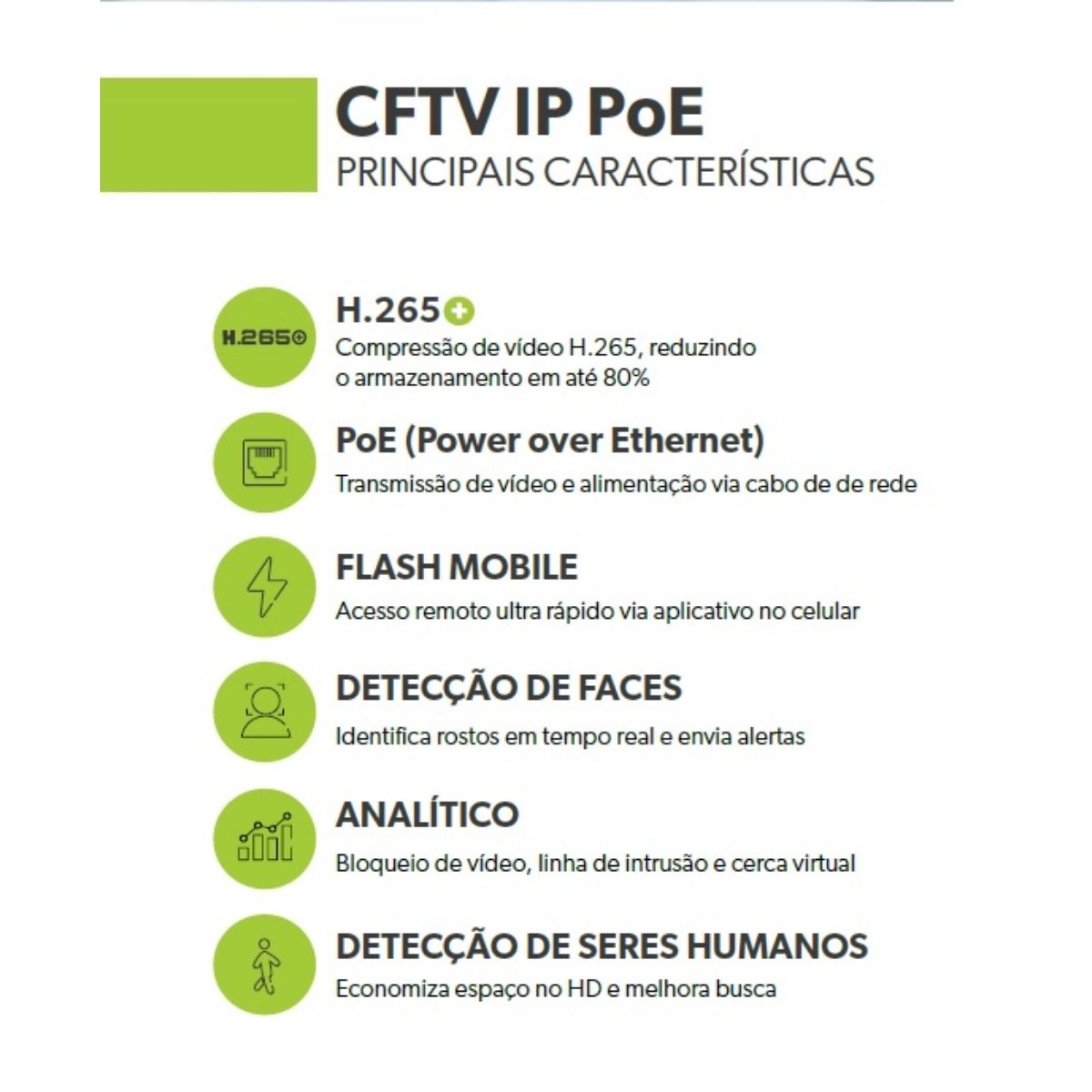 Câmera IP Dome Metal POE 5MP Infra 30M DWDR Detecção de Movimento Sony Starvis GIGA GS0373