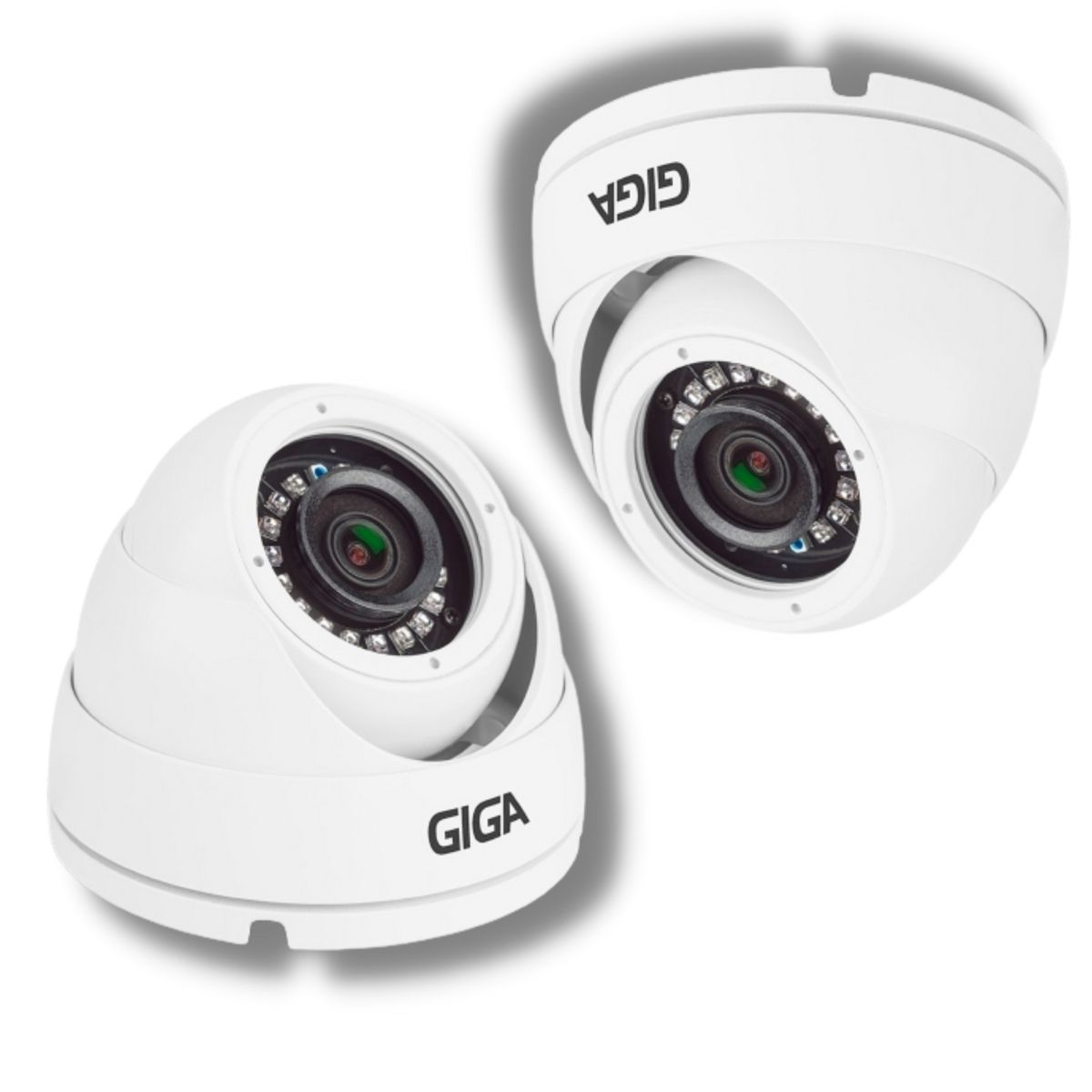 Câmera IP Dome Metal POE 5MP Infra 30M DWDR Detecção de Movimento Sony Starvis GIGA GS0373