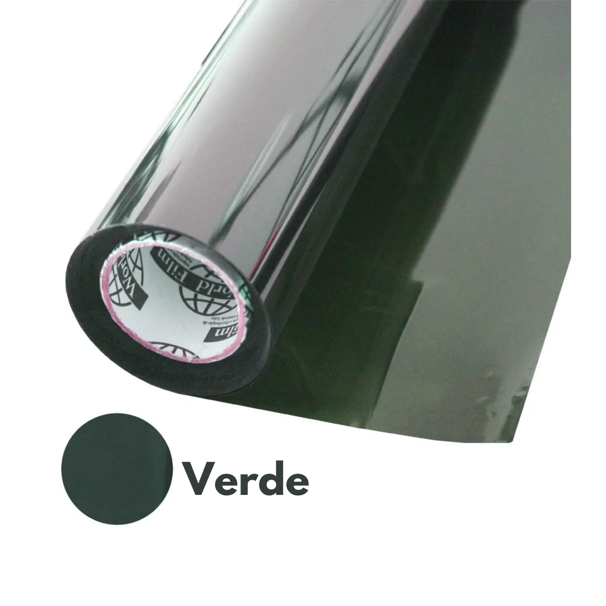 Insulfilm Tintado Película Verde G20 Linha TOP Silver Line 1/2 Bobina 15 Metros World Film 12202