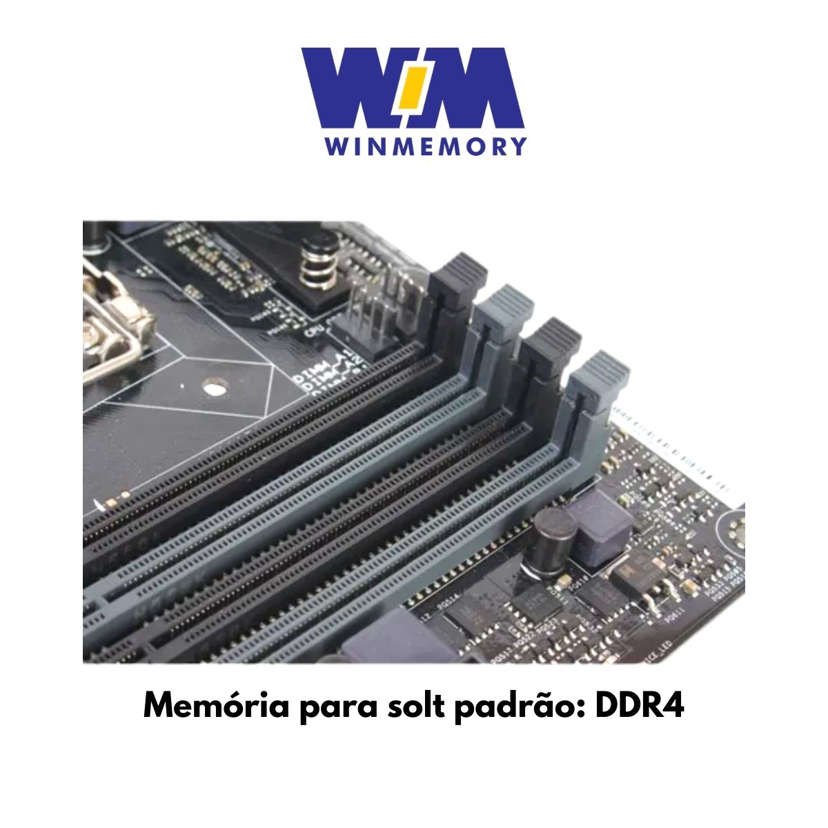 Memória Desktop 4GB Ddr4 3200MHZ 1.2V Win Memory - WHS56U4EVD