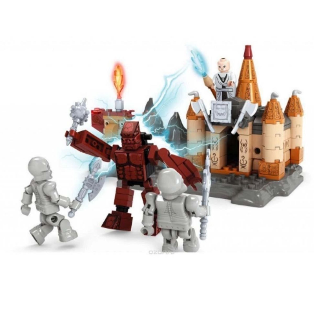 Brinquedo de Montar Medieval Defesa Do Castelo 213 peças Xalingo 11932