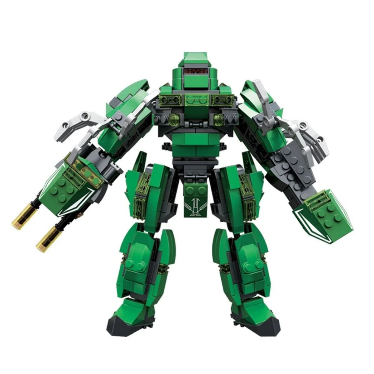 Brinquedo de Montar Robô Transforça Pantera Verde 460 peças Xalingo - 10309