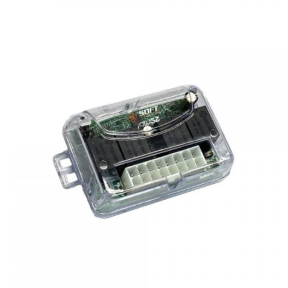 COMP Kit 10 Unidades Módulo De Vidro Elétrico Universal 2 Portas Antiesmagamento Subida E Descida Digital Soft Aw52