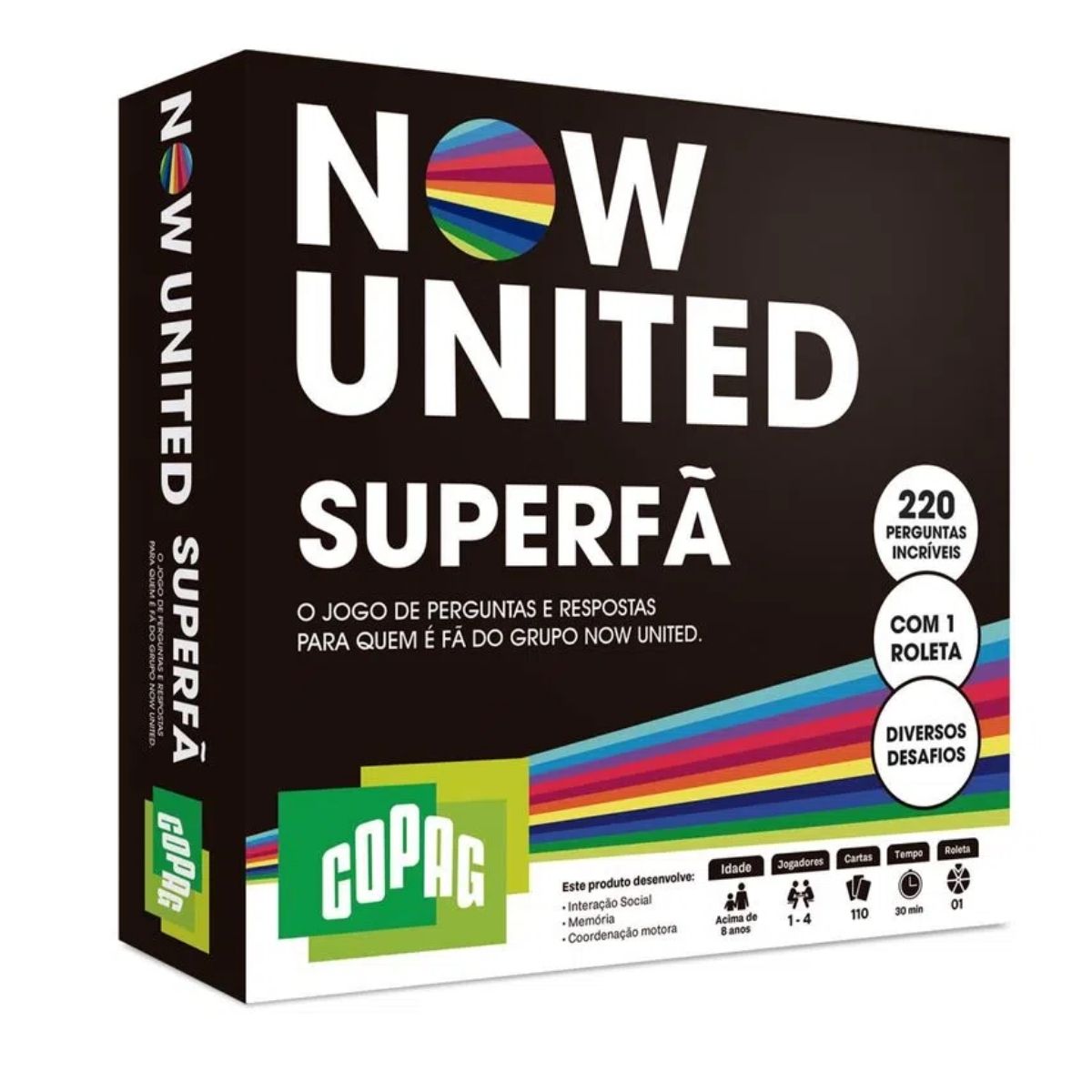Jogo de Cartas Now United Super Fã 110 Cartas Copag - 98818
