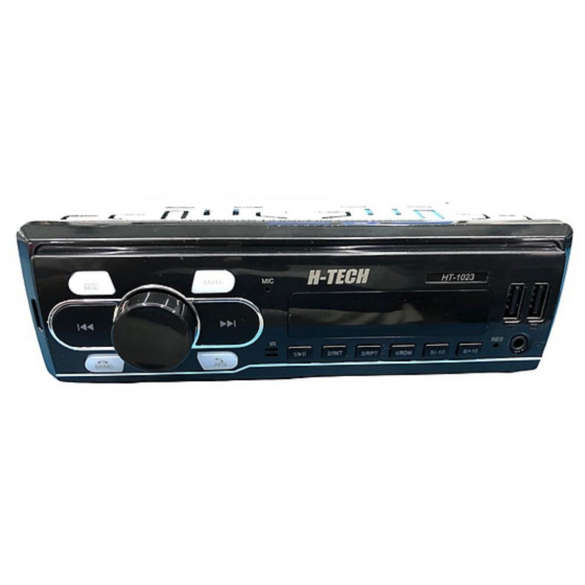 Rádio de Carro BT 1"Din Som Automotivo 2 Entradas USB SD FM c/ Controle Remoto H-Tech - HT-1023