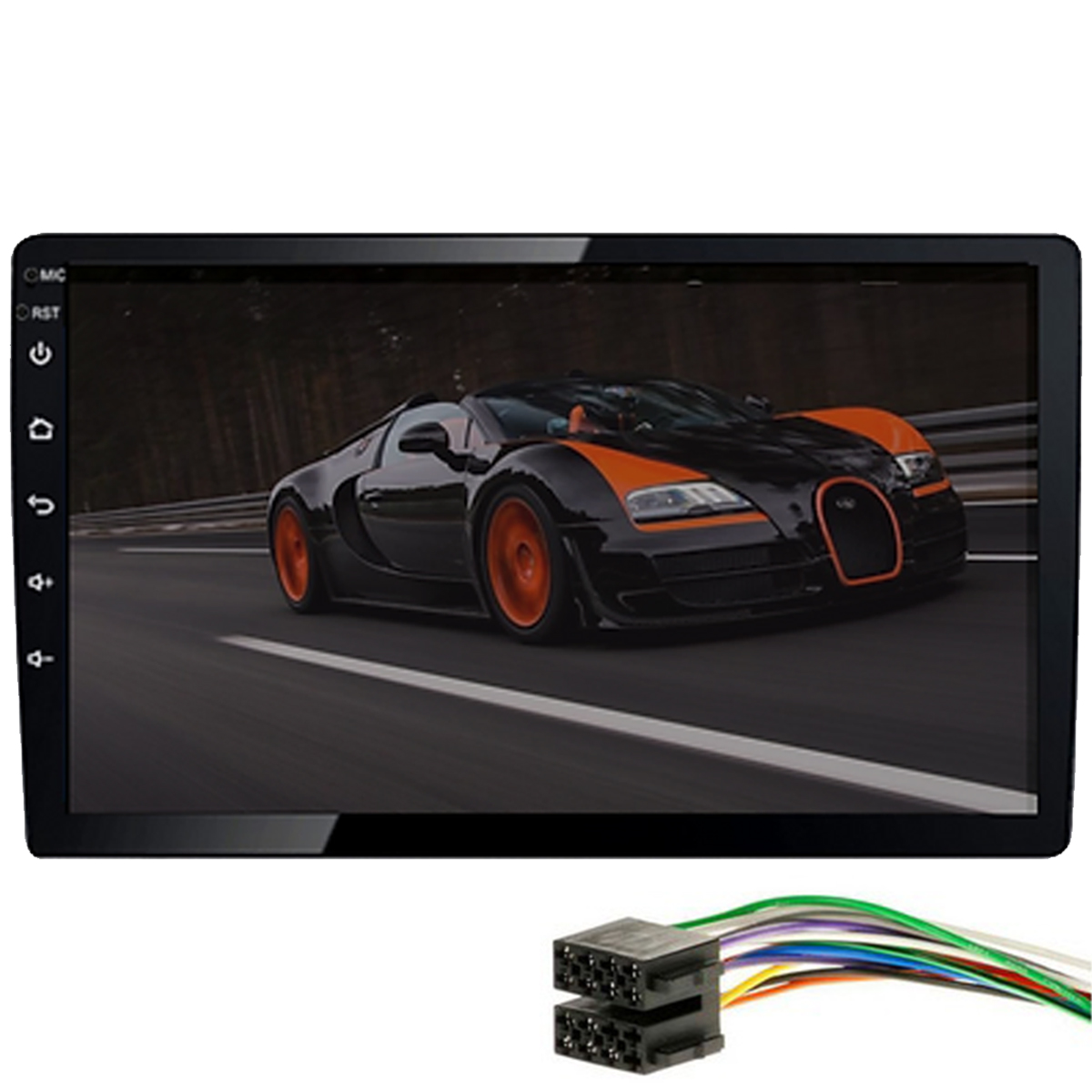 Central Multimídia 2 Din Android 11 MP5 9 Pol HT-9622 WiFi GPS Bluetooth USB Android e iOS H-Tech
