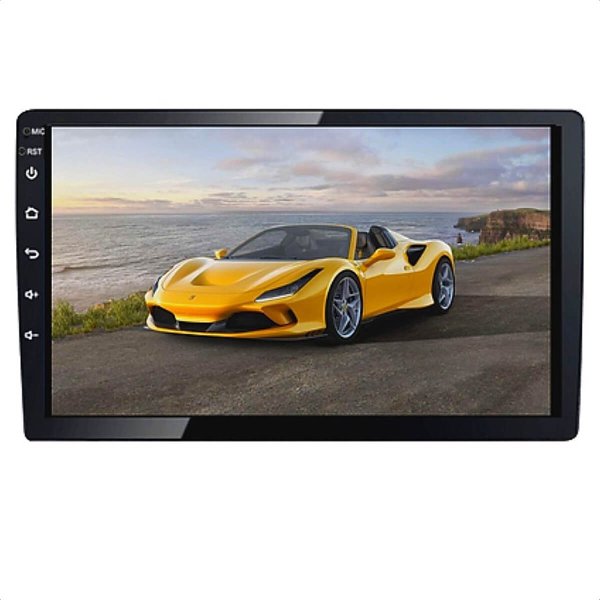 Central Multimídia Encaixe 1 Din 2 Din Android 11 HT-9722 MP5 9 Pol WiFi GPS Android iOS H-Tech